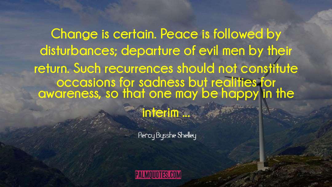 Recurrence quotes by Percy Bysshe Shelley