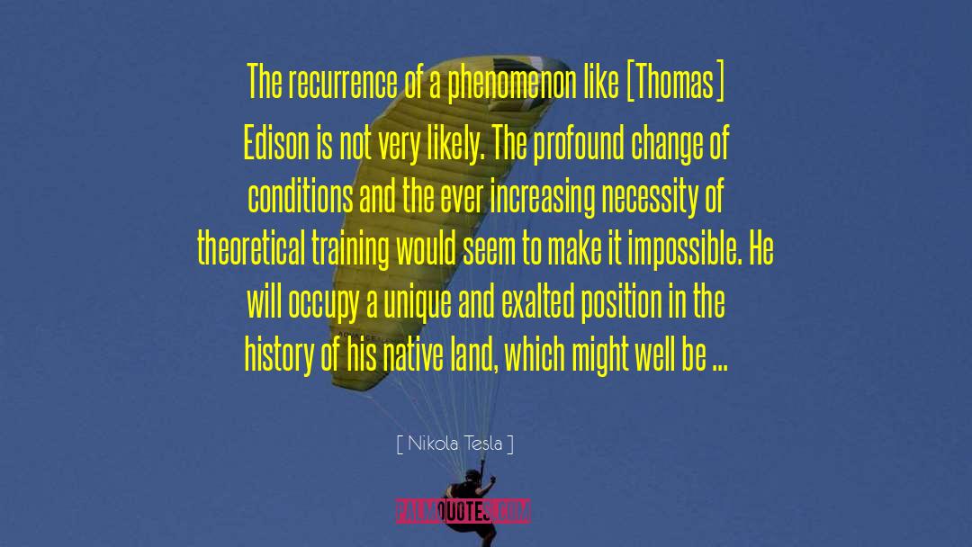 Recurrence quotes by Nikola Tesla