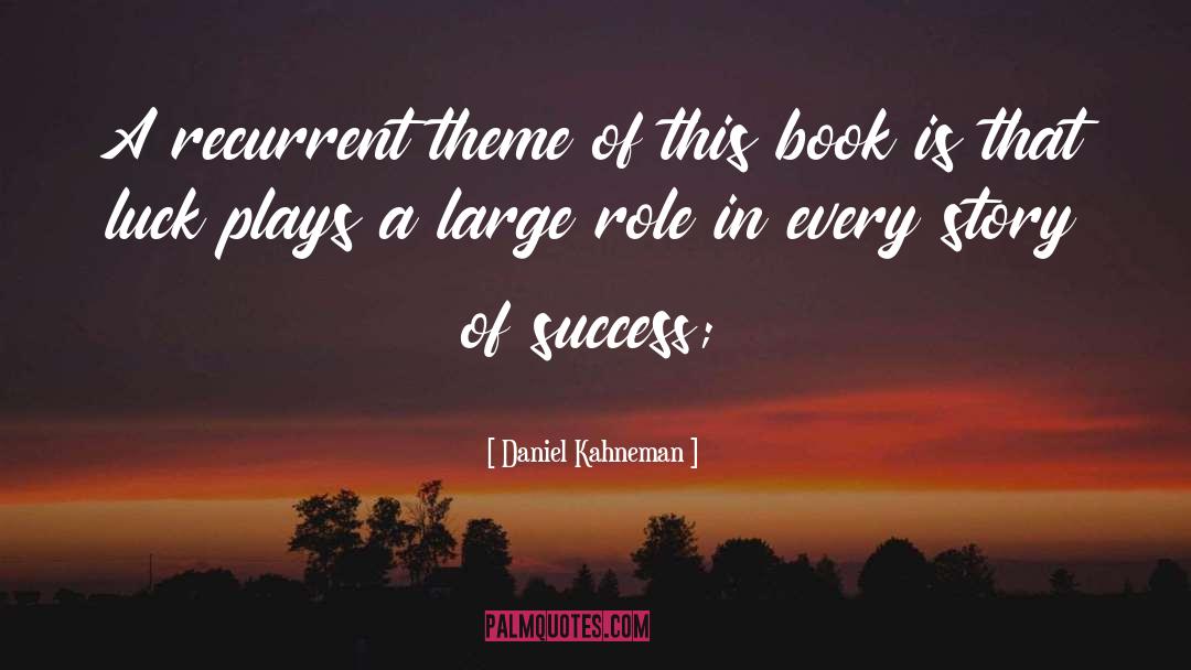 Recurrent quotes by Daniel Kahneman