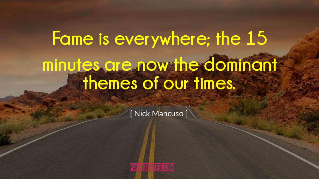 Recurring Themes quotes by Nick Mancuso