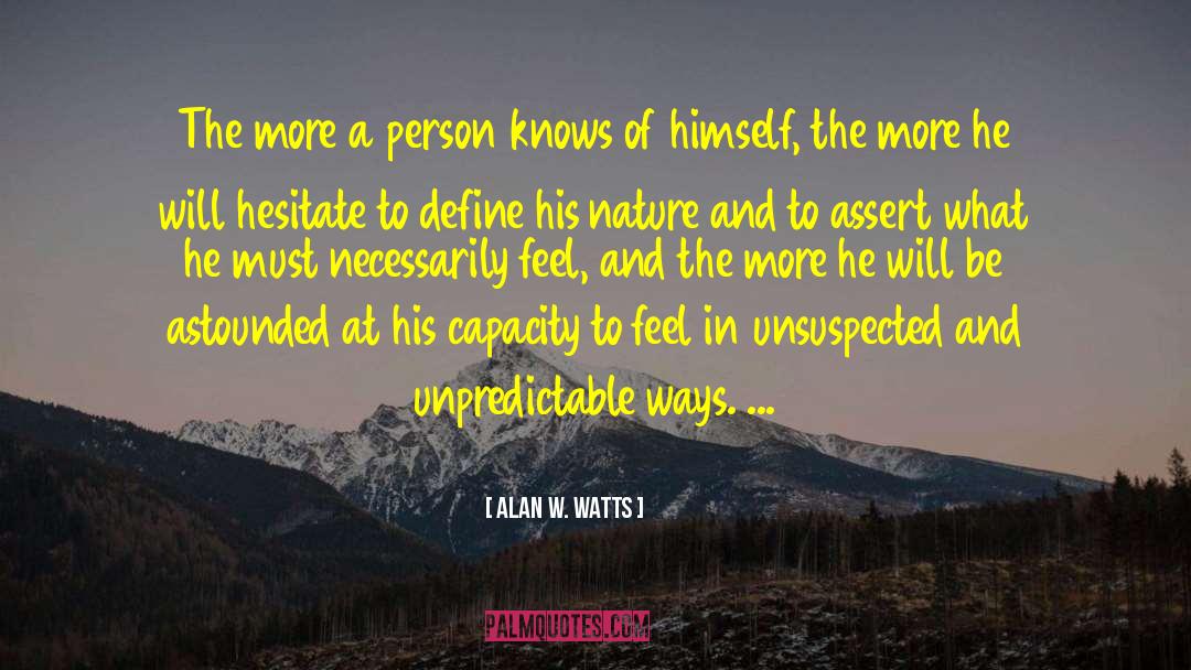 Recuse Define quotes by Alan W. Watts