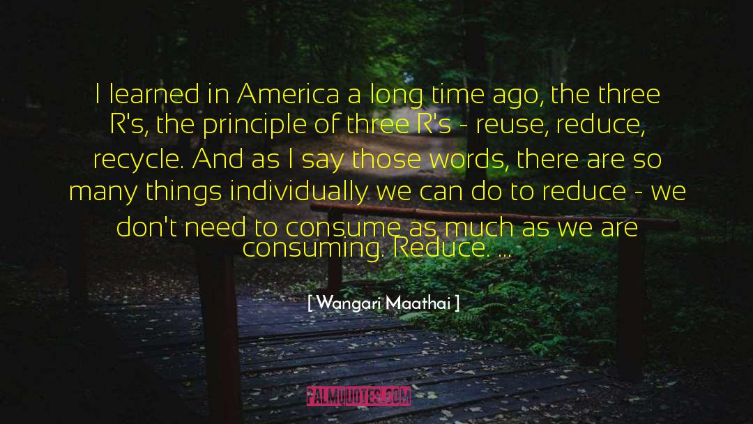 Recycle quotes by Wangari Maathai