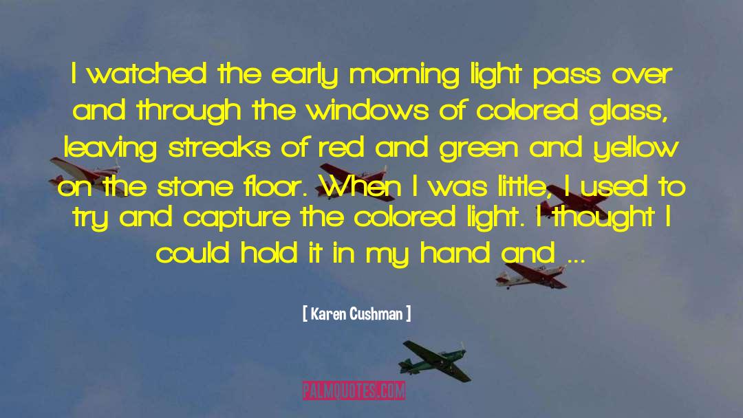 Red And Green quotes by Karen Cushman