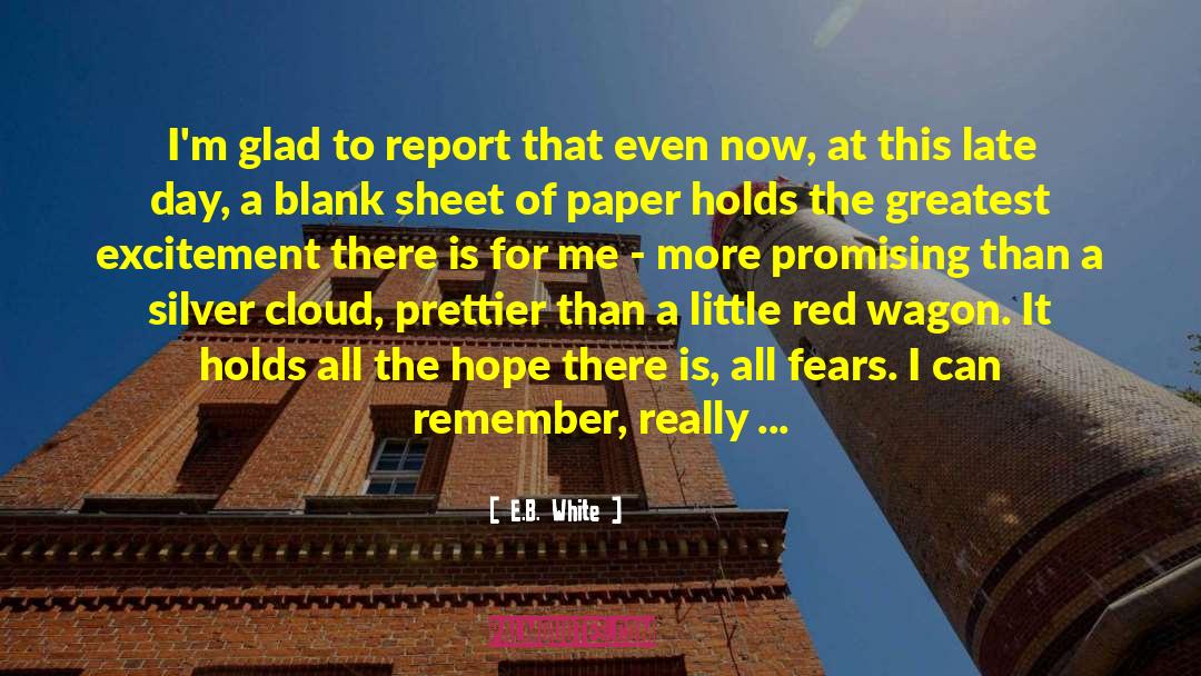 Red Bows quotes by E.B. White