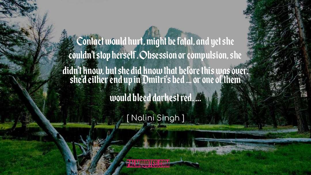 Red Cheeks quotes by Nalini Singh