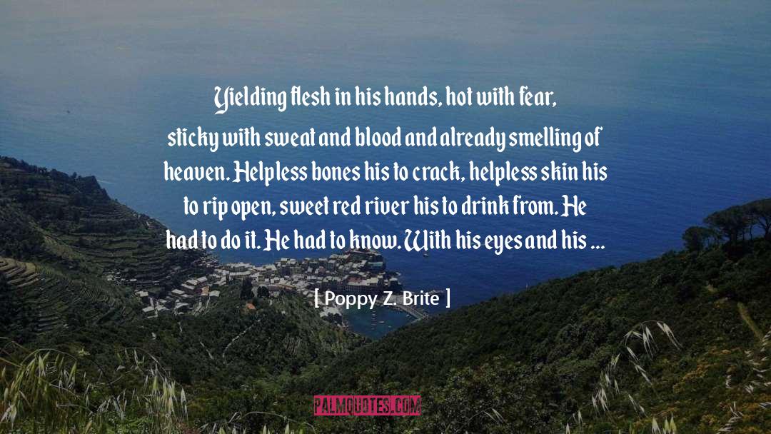Red Colour quotes by Poppy Z. Brite