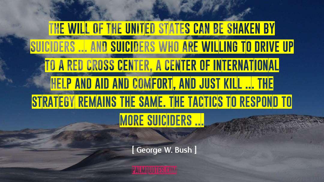 Red Cross quotes by George W. Bush