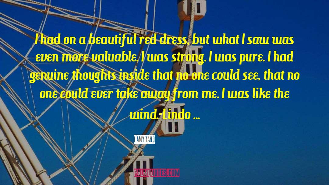 Red Dress quotes by Amy Tan