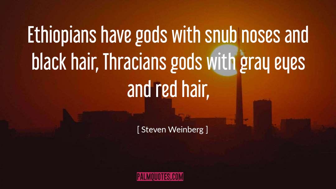 Red Hair quotes by Steven Weinberg