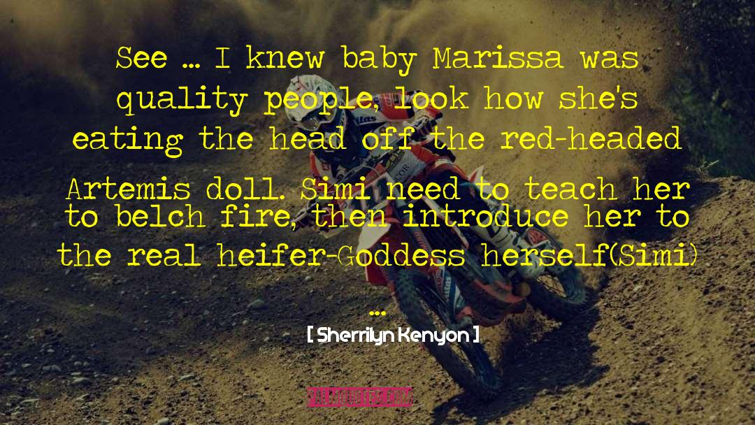 Red Headed Stepchild quotes by Sherrilyn Kenyon