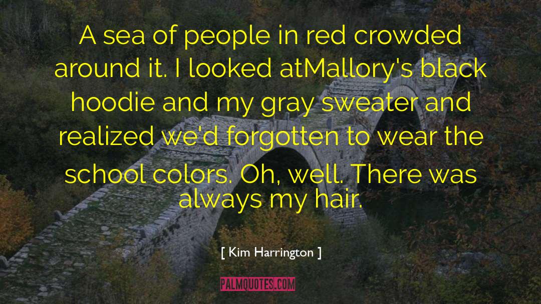 Red Hoodie quotes by Kim Harrington