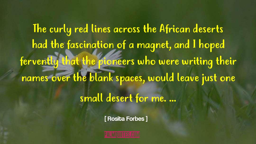 Red Lines quotes by Rosita Forbes