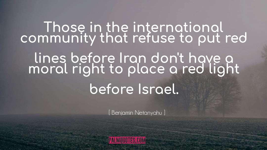 Red Lines quotes by Benjamin Netanyahu