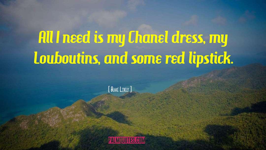 Red Lipstick quotes by Blake Lively