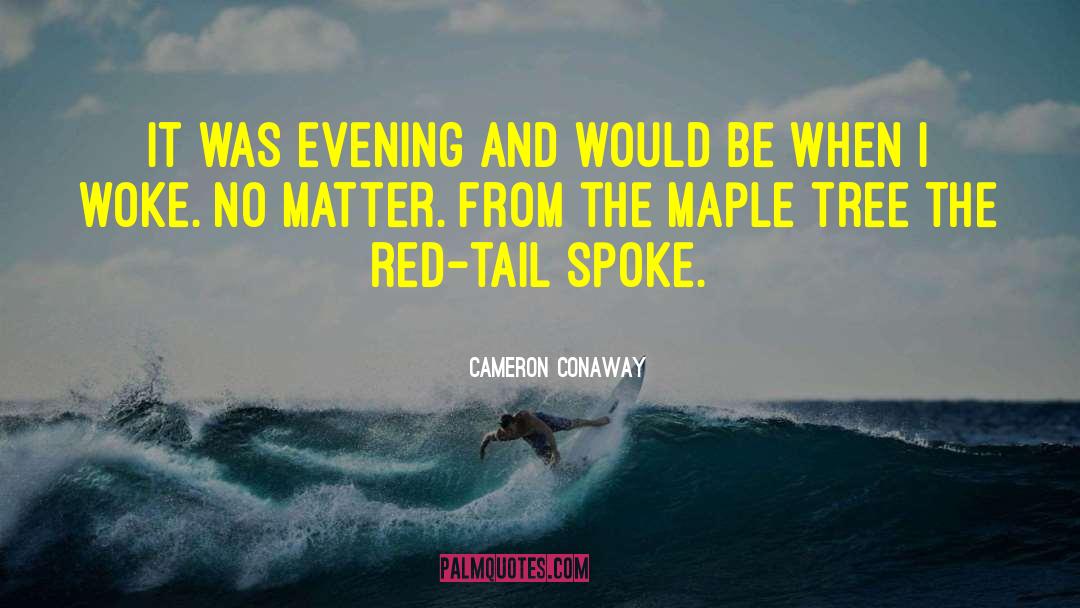 Red Maple 2012 quotes by Cameron Conaway