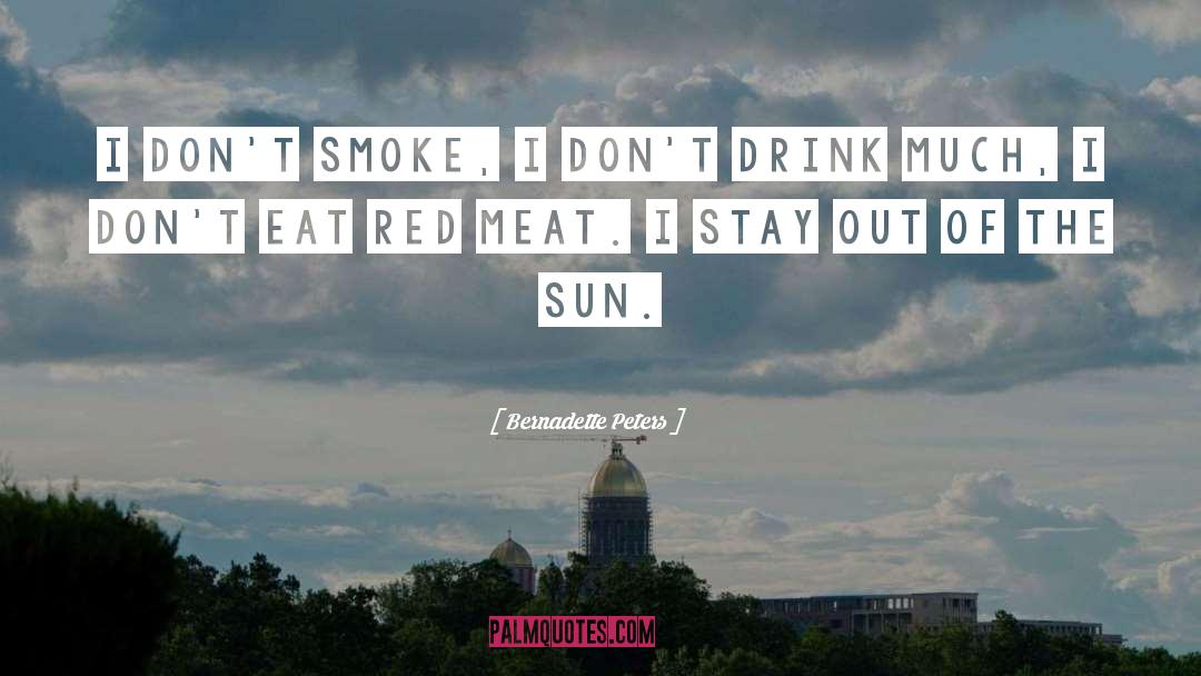 Red Meat quotes by Bernadette Peters