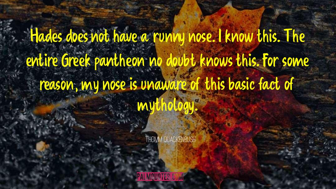 Red Nose In Winter quotes by Thomm Quackenbush