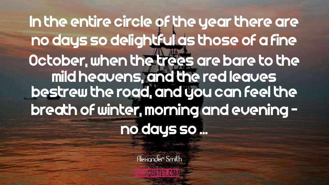 Red Nose In Winter quotes by Alexander Smith