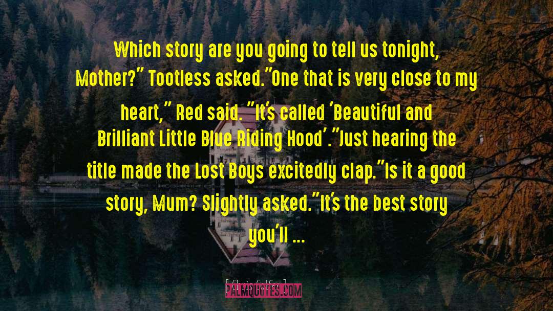 Red Riding Hood And The Wolf quotes by Chris Colfer