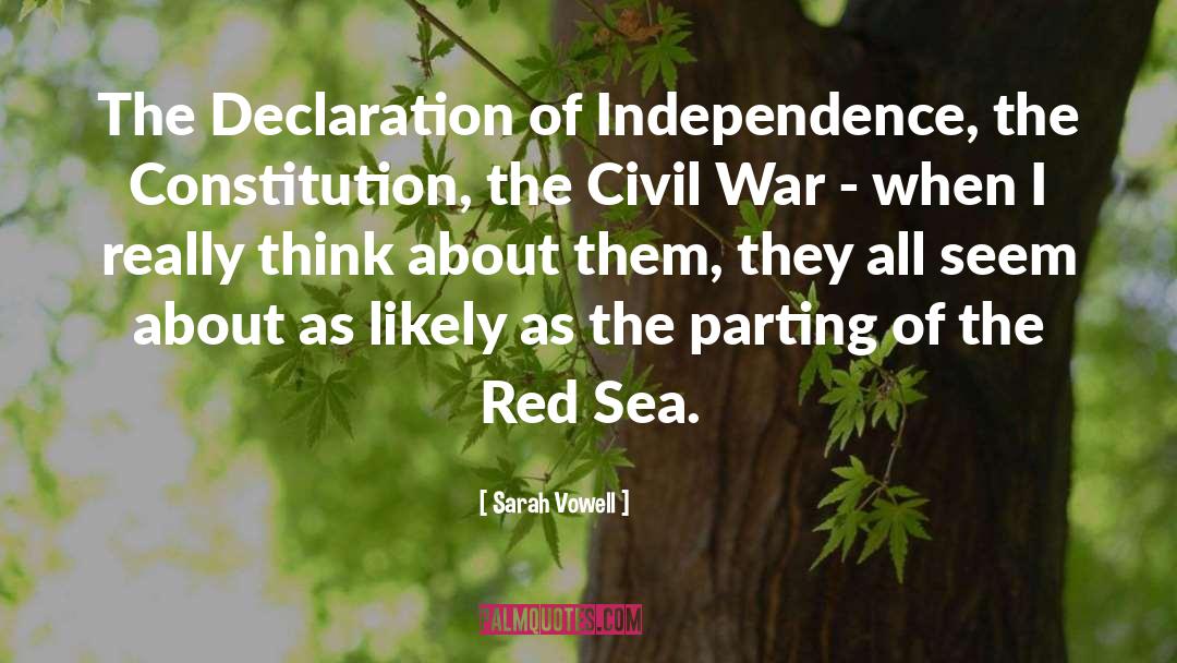 Red Sea quotes by Sarah Vowell
