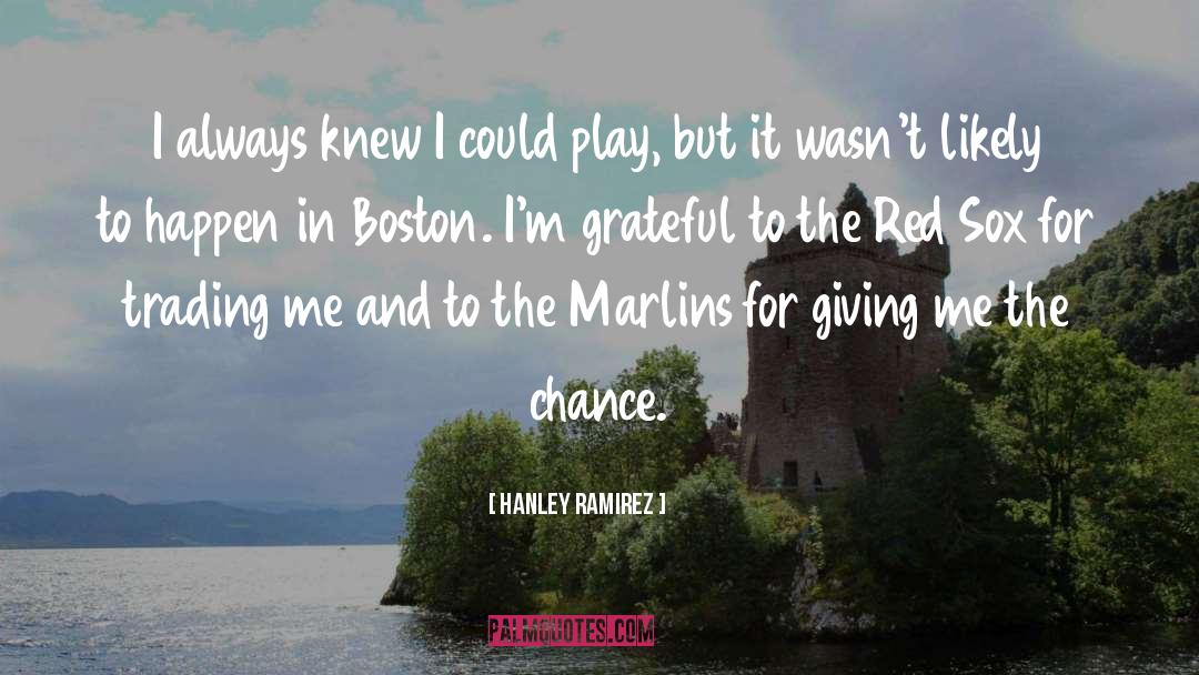 Red Sox quotes by Hanley Ramirez