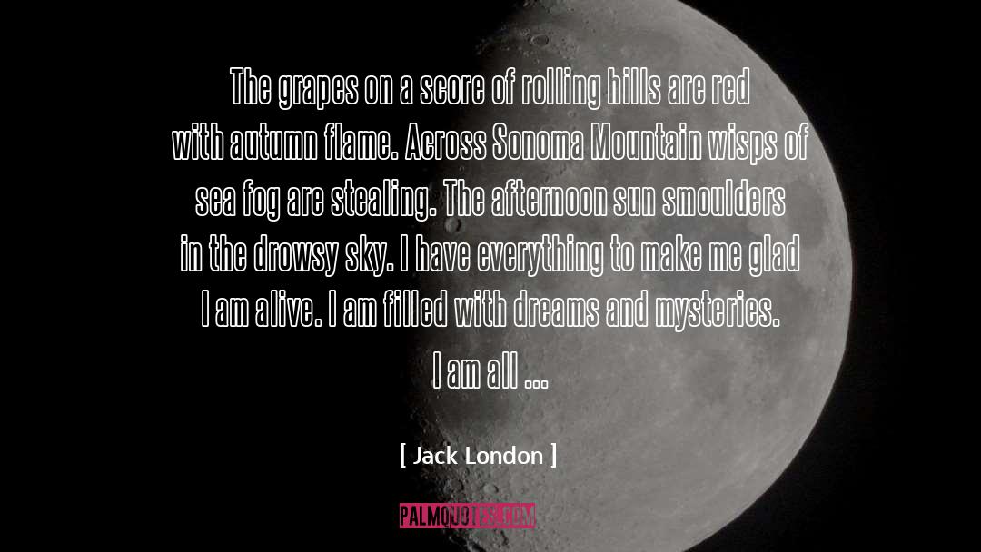 Red Sparkle Stone quotes by Jack London