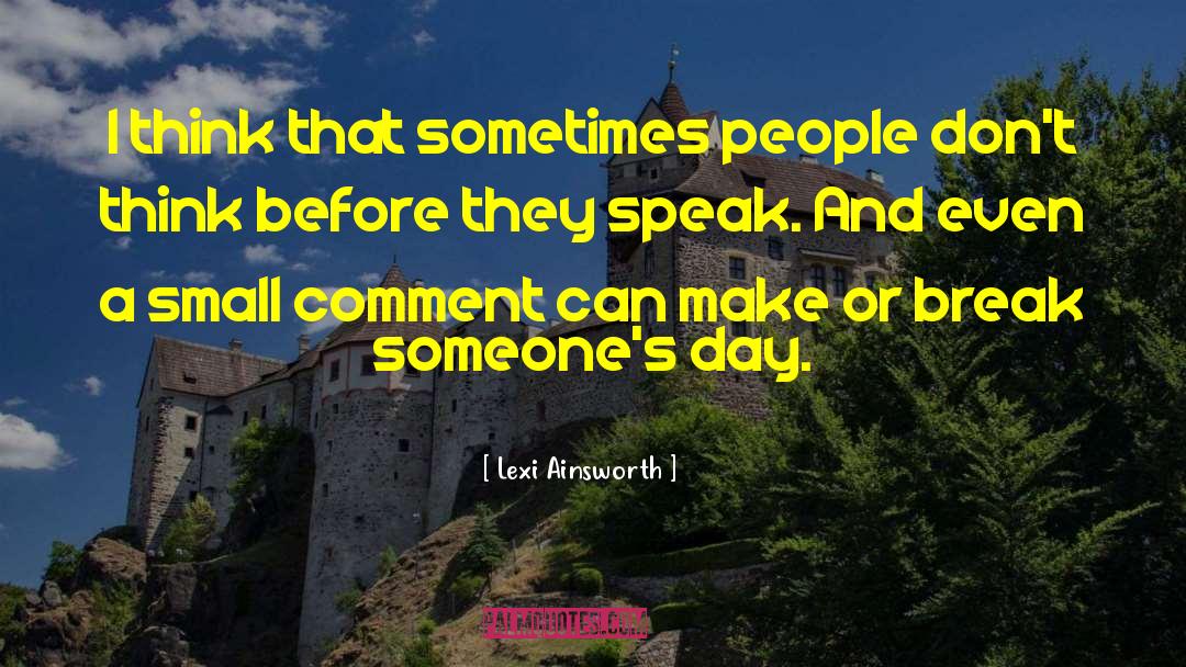 Reddit Comment Quote quotes by Lexi Ainsworth