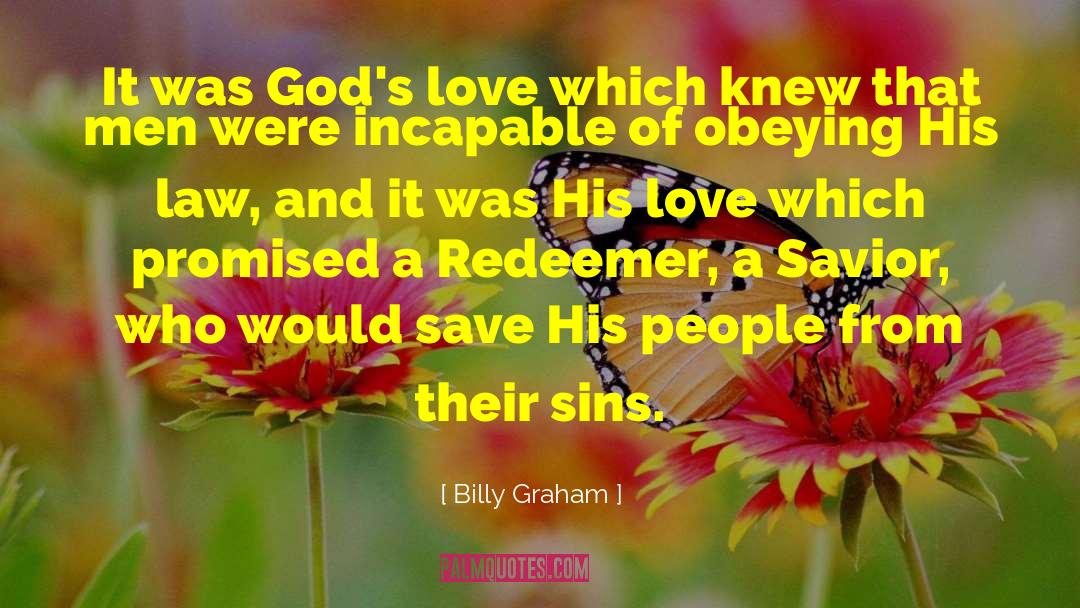 Redeemer quotes by Billy Graham