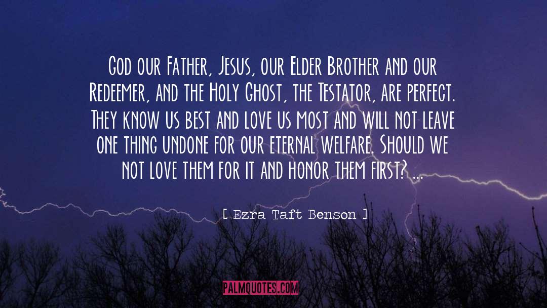 Redeemer quotes by Ezra Taft Benson