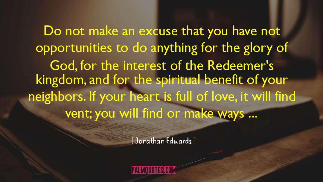 Redeemers quotes by Jonathan Edwards