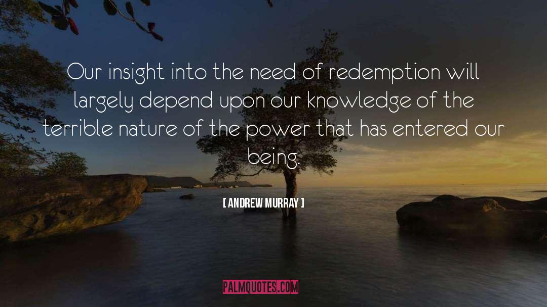 Redemption quotes by Andrew Murray