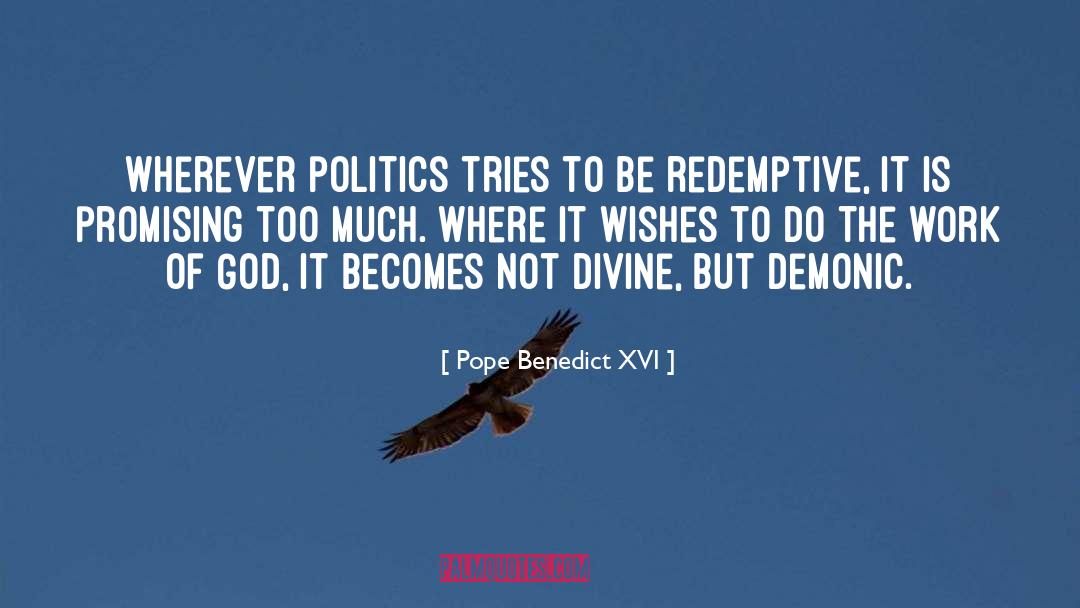 Redemptive quotes by Pope Benedict XVI