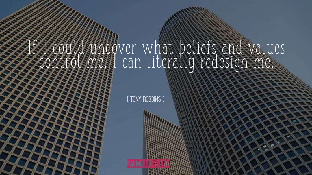 Redesign quotes by Tony Robbins