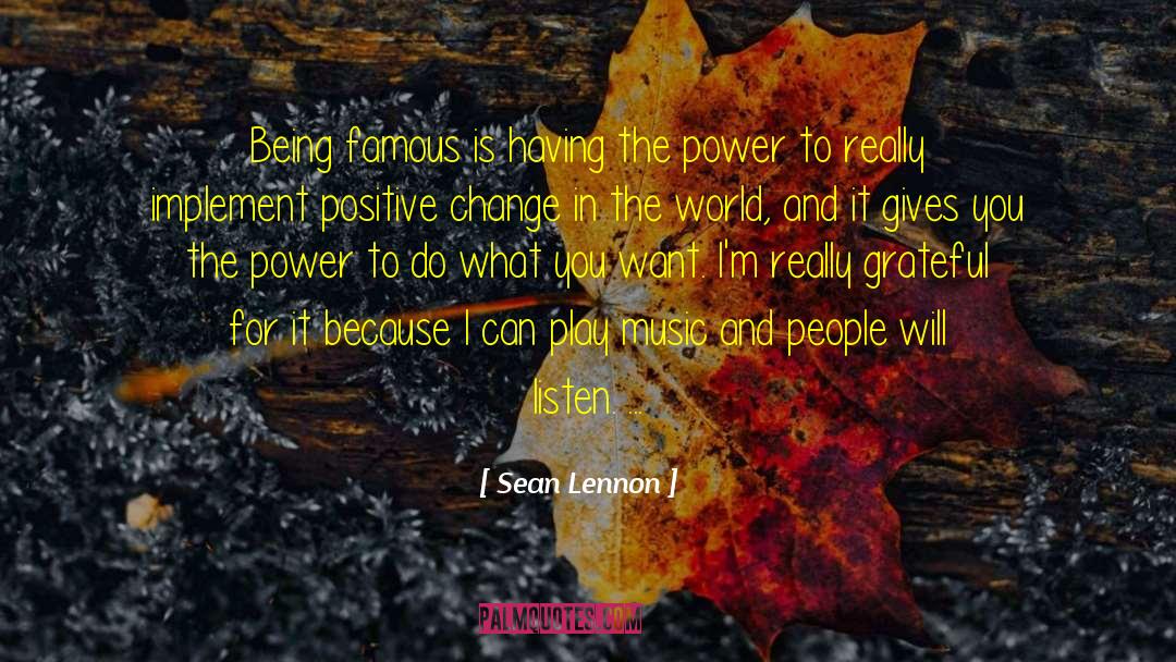 Redfoo Famous quotes by Sean Lennon