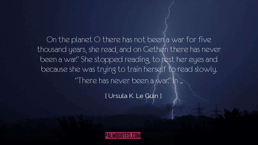 Redirects As A Train quotes by Ursula K. Le Guin
