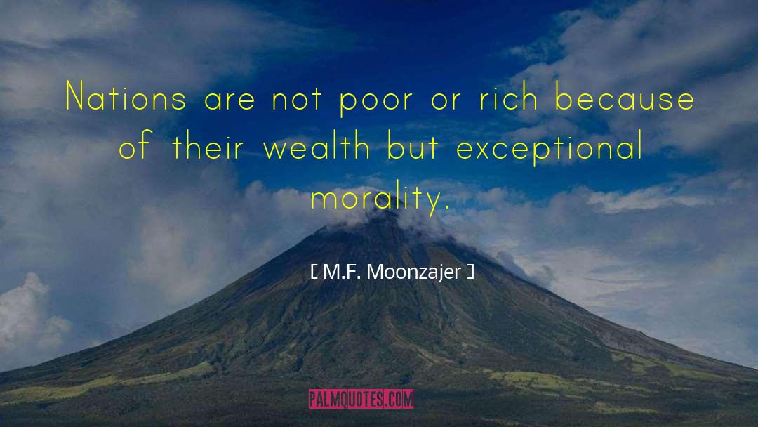 Redistribute Wealth quotes by M.F. Moonzajer