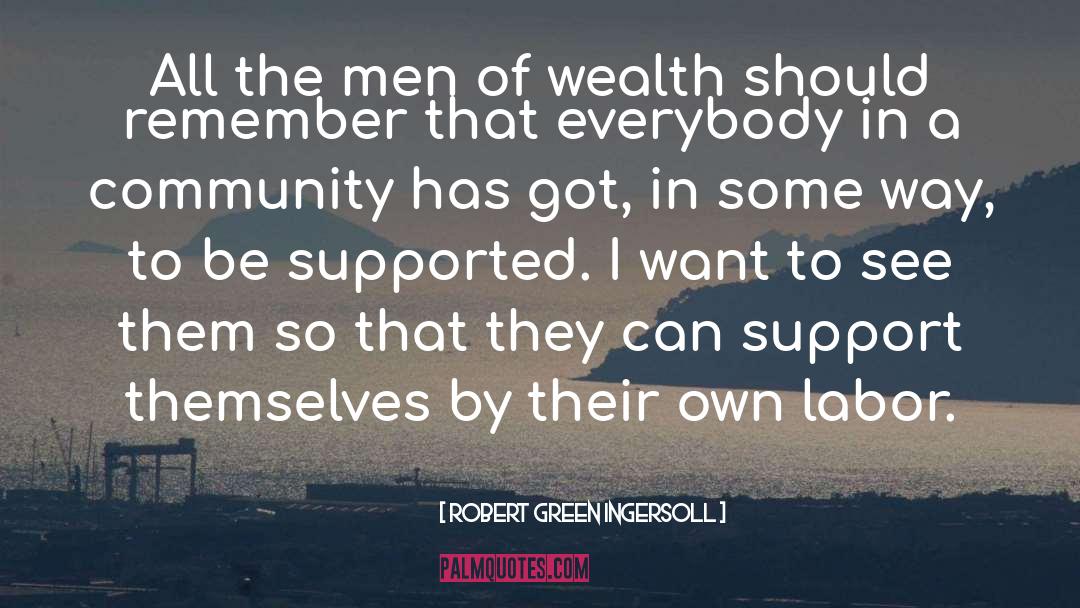 Redistribute Wealth quotes by Robert Green Ingersoll