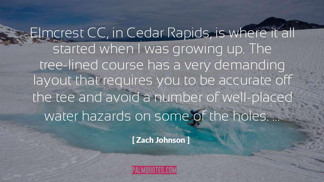 Redruth Cc quotes by Zach Johnson