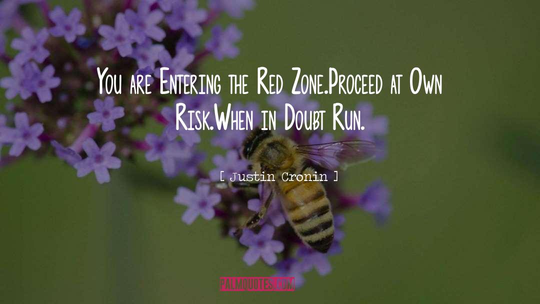 Reduce The Risk quotes by Justin Cronin