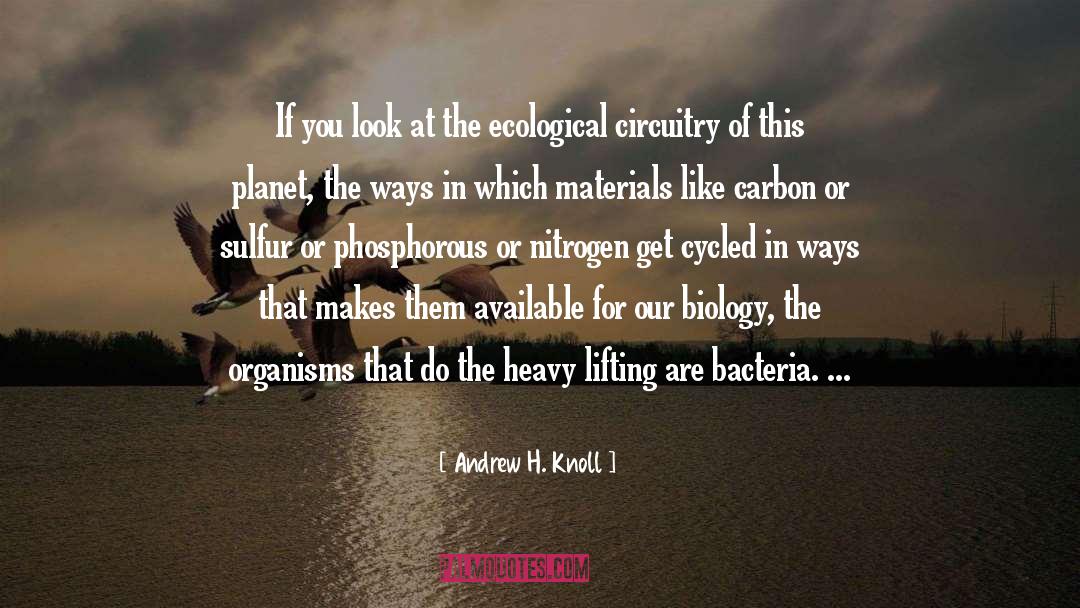 Reductionism Biology quotes by Andrew H. Knoll