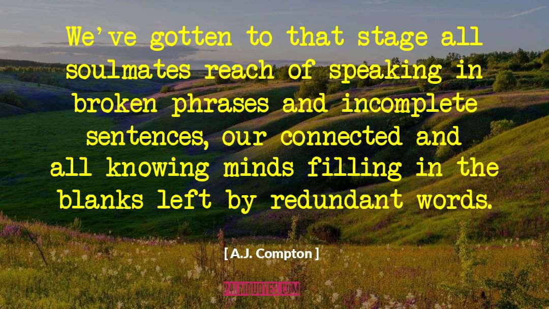 Redundant quotes by A.J. Compton
