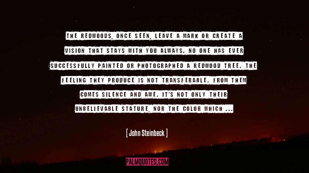 Redwood quotes by John Steinbeck