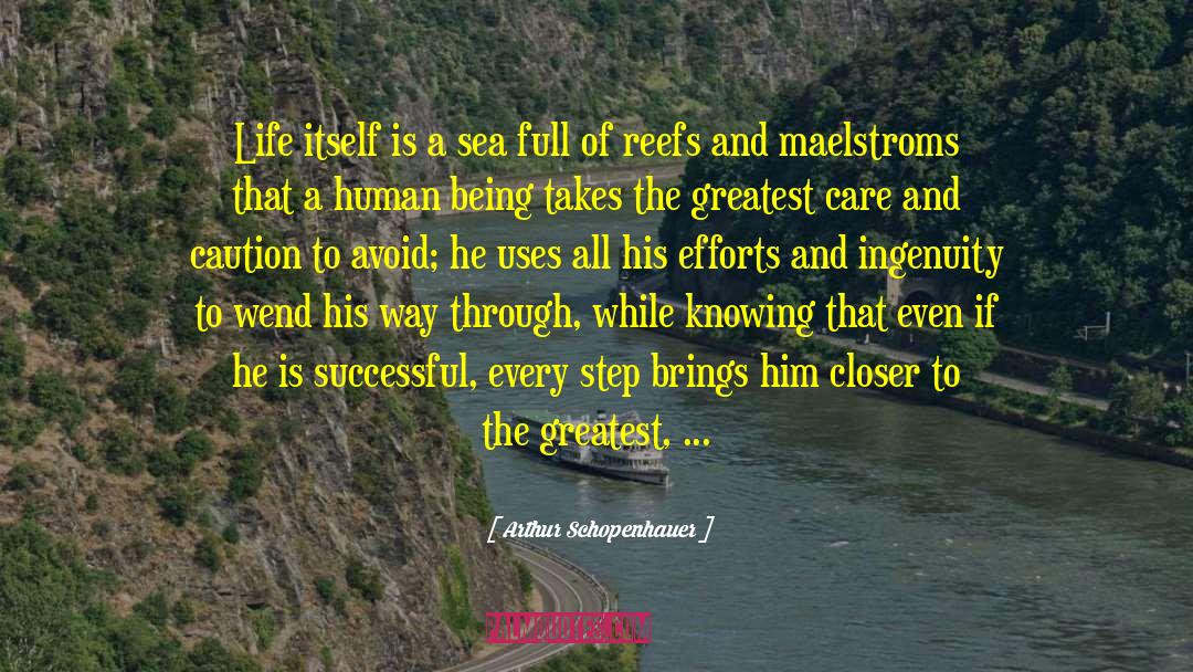Reefs quotes by Arthur Schopenhauer