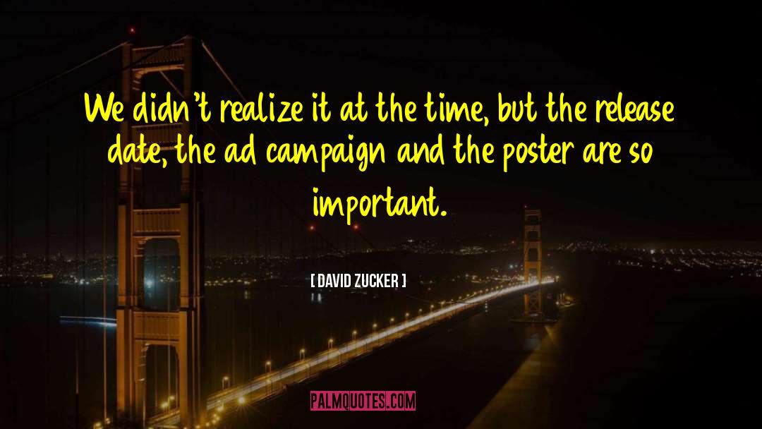 Reelection Campaign quotes by David Zucker