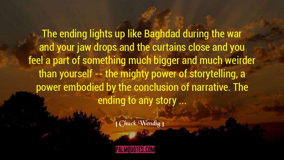 Reeling quotes by Chuck Wendig