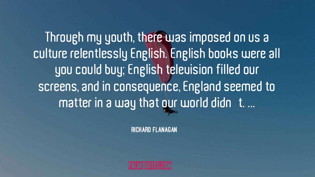 Reemplaza In English quotes by Richard Flanagan