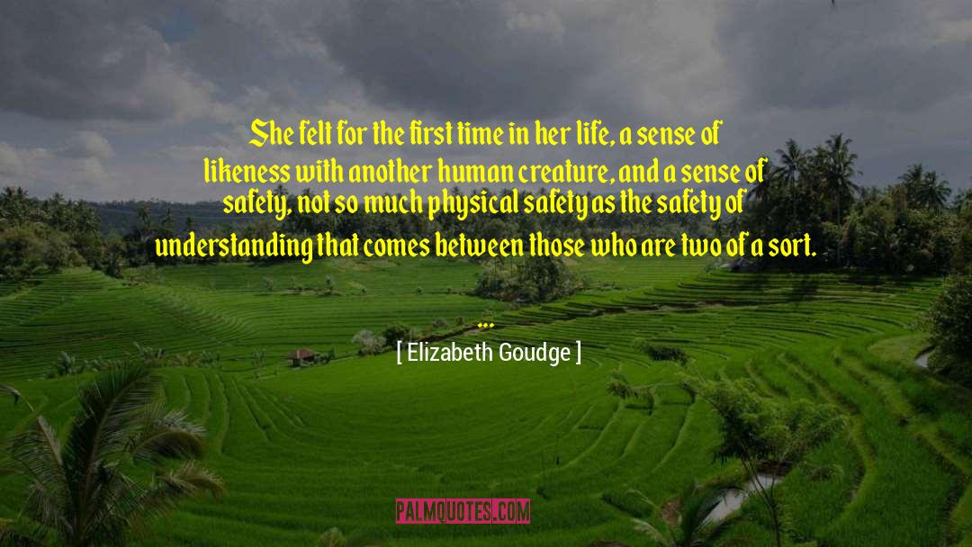 Reestablishing Safety quotes by Elizabeth Goudge