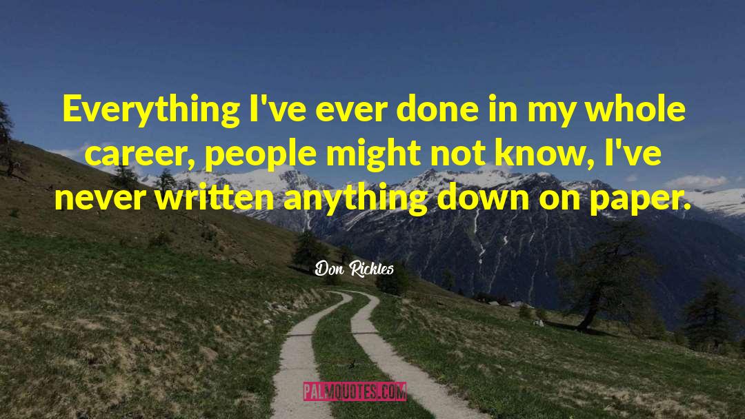 Reevaluate Career quotes by Don Rickles