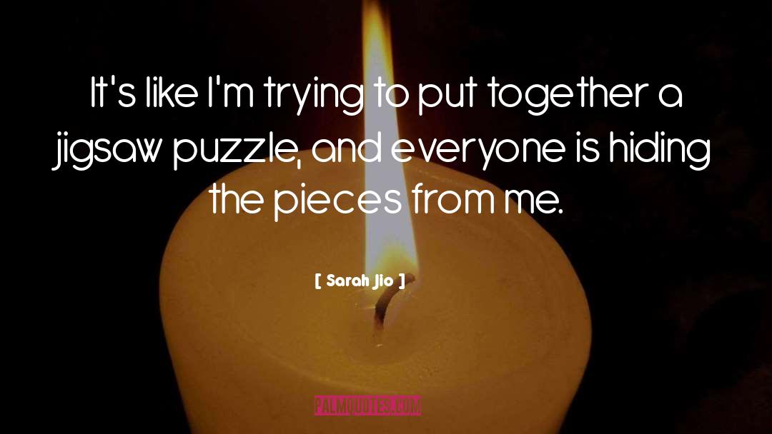 Reevis Puzzle quotes by Sarah Jio