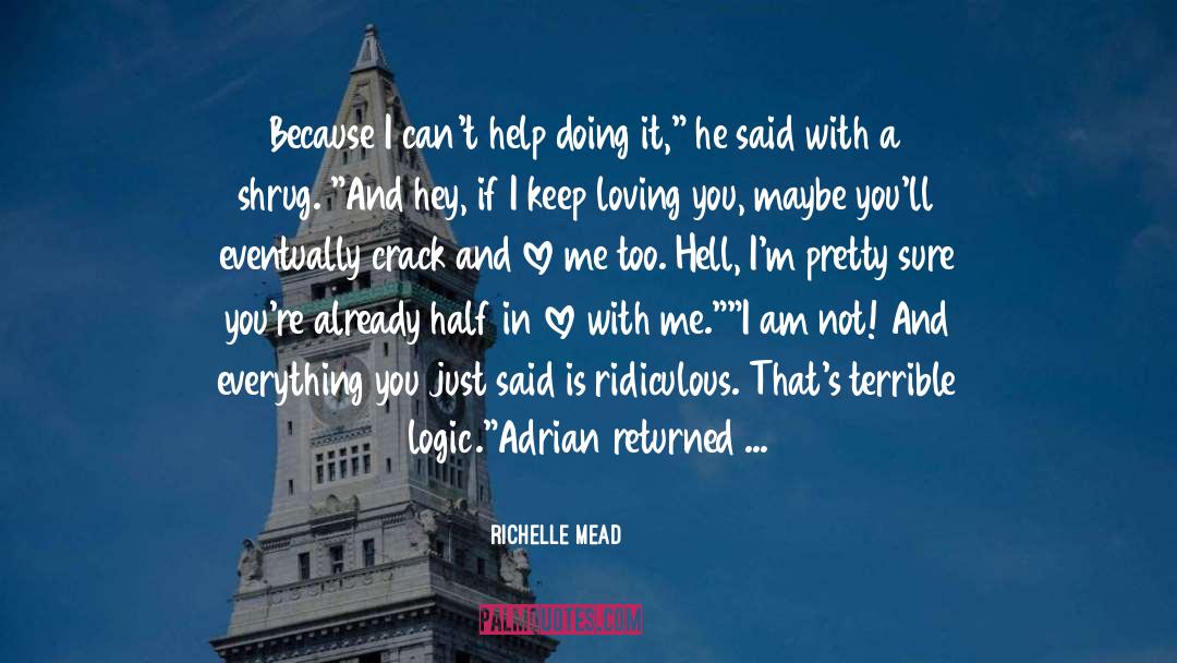 Reevis Puzzle quotes by Richelle Mead